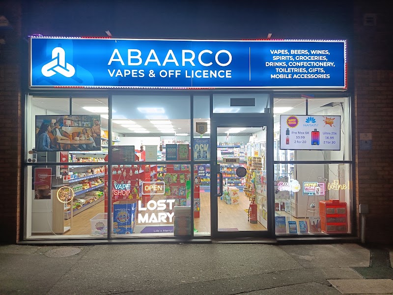 Inside Abaarco Vape and Off-License